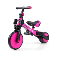 Rowerek ride on - bike 4w1 optimus plus pink