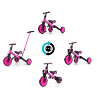 Rowerek ride on - bike 4w1 optimus plus pink
