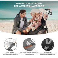 Stor barnvagn grande plus grå