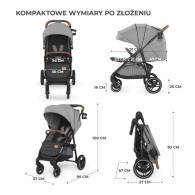 Wózek spacerowy grande plus grey