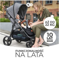 Wózek spacerowy grande plus grey
