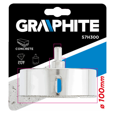 Diamantborr för kakel 100 mm