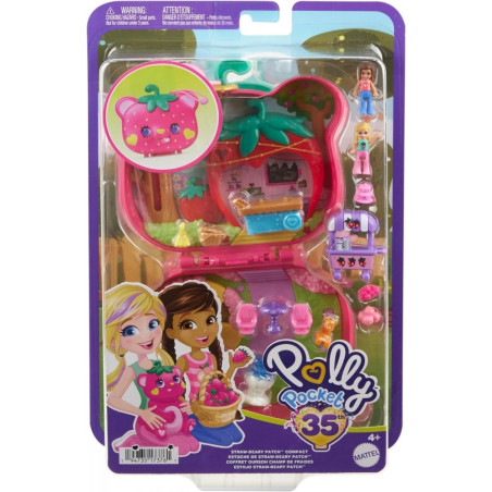 Set med Polly Pocket jordgubbsbjörn kompaktset | HandlaSmidigt.se