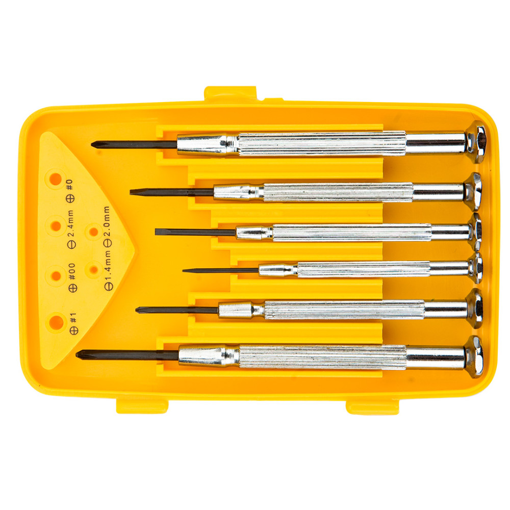 Precisionsmejslar, set med 6 stycken. Precisionsmejslar, set med 6 stycken.