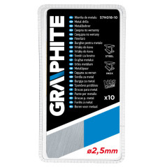 Borrsatser för metall HSS-Co 2,5 mm, 10 st.