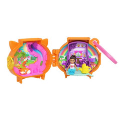 Set med Polly Pocket-figurer docka + butik