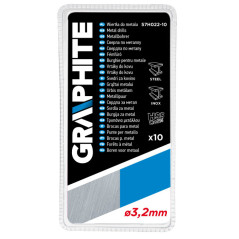 Borror för metall HSS-Co 3,2 mm, 10 stycken.