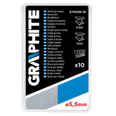 Borrsatser för metall HSS-Co 5,5 mm, 10 stycken.