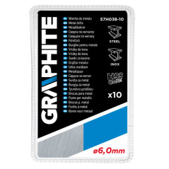 Borrande till metall HSS-Co 6,0 mm, 10 st.