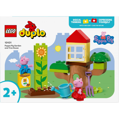 Lego Duplo 10431 Peppa Pig trädgård och Peppys trädkoja