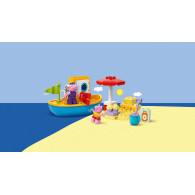 Klocki duplo 10432 peppa pig peppa i rejs łodzią