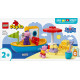 Klocki duplo 10432 peppa pig peppa i rejs łodzią