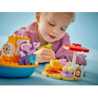 Klocki duplo 10432 peppa pig peppa i rejs łodzią