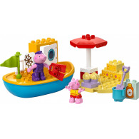 Klocki duplo 10432 peppa pig peppa i rejs łodzią