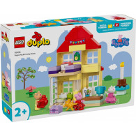 Klocki duplo 10433 peppa pig urodzinowy domek peppy