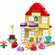 Klocki duplo 10433 peppa pig urodzinowy domek peppy
