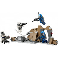 Klocki star wars 75373 zasadzka na mandalorze - zestaw bitewny