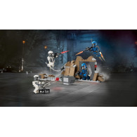 Klocki star wars 75373 zasadzka na mandalorze - zestaw bitewny