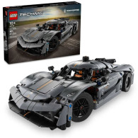 Klocki technic 42173 szary hipersamochód koenigsegg jesko absolut