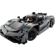 Klocki technic 42173 szary hipersamochód koenigsegg jesko absolut