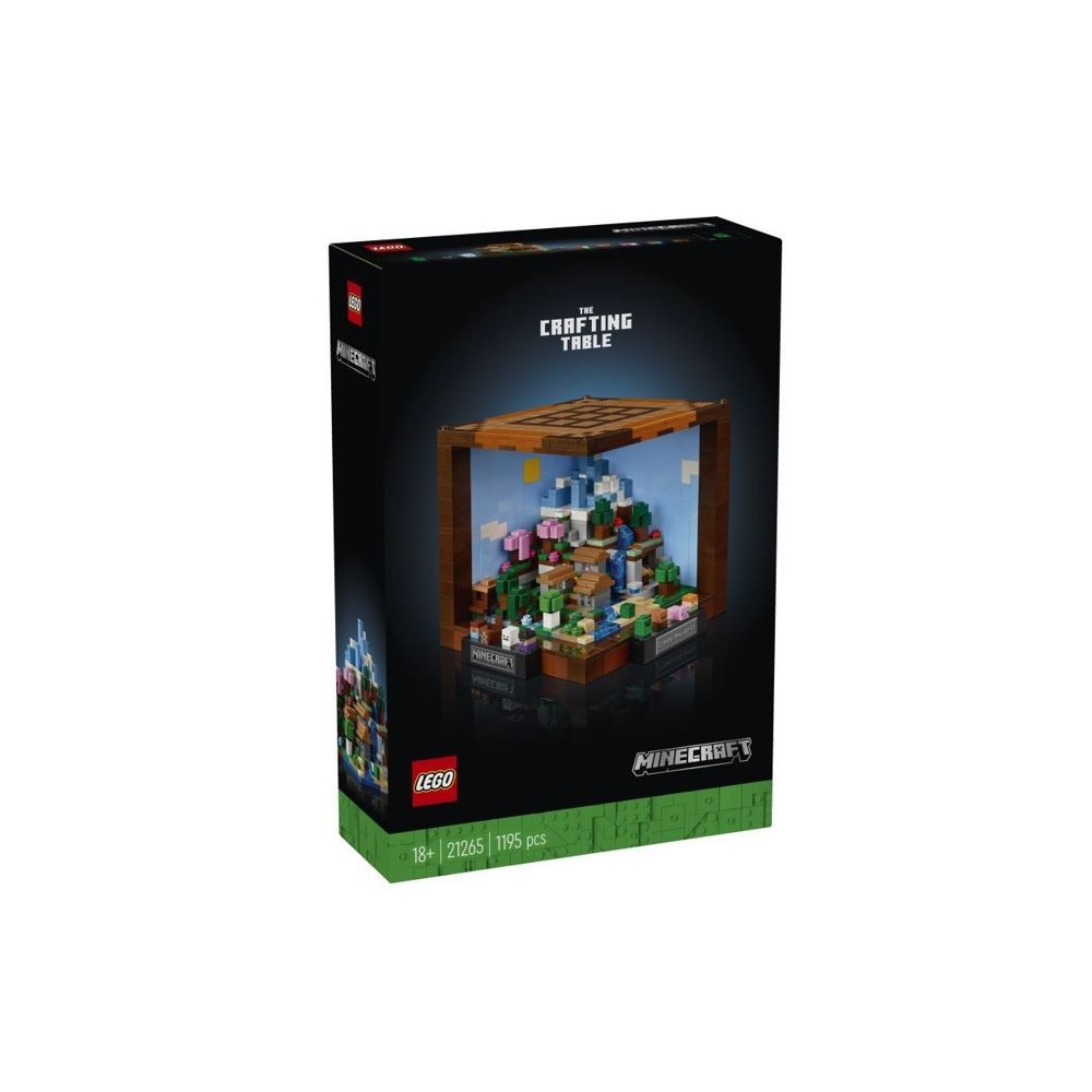 Klocki minecraft 21265 stół warsztatowy