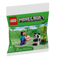 Klocki minecraft 30672 steve i mała panda