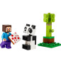 Block Minecraft 30672 Steve och liten panda