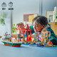 Klocki city 60422 nadmorski port ze statkiem towarowym