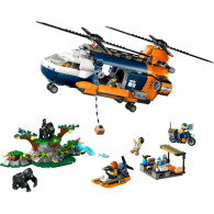 Klocki city 60437 helikopter badaczy dżungli w bazie