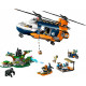 Klocki city 60437 helikopter badaczy dżungli w bazie