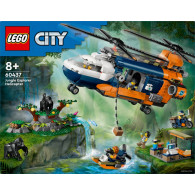 Klocki city 60437 helikopter badaczy dżungli w bazie