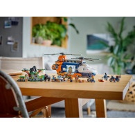 Klocki city 60437 helikopter badaczy dżungli w bazie