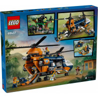 Klocki city 60437 helikopter badaczy dżungli w bazie