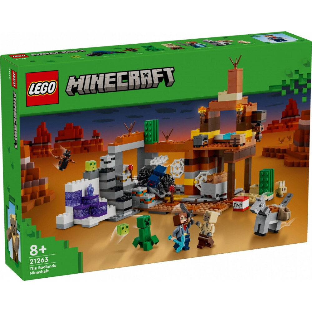 Klocki minecraft 21263 kopalnia w badlandach