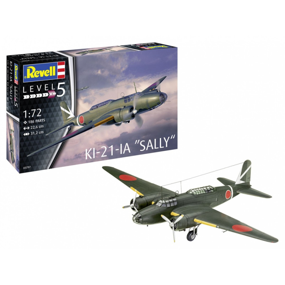 Modell i plast Ki-21-LA Sally 1/72