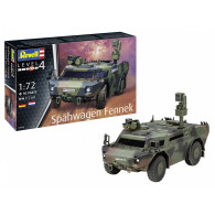 Modell av plastikspahwagen fennek 172