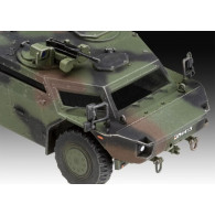 Modell av plastikspahwagen fennek 172