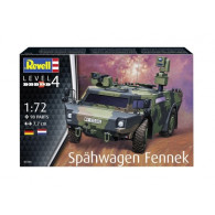 Modell av plastikspahwagen fennek 172