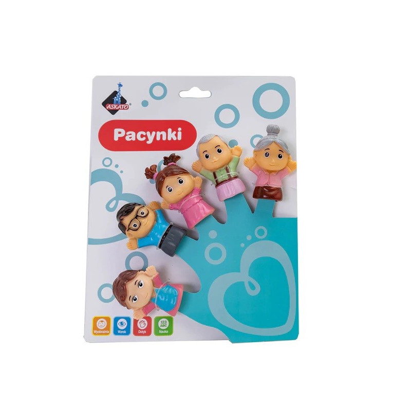 Finger puppets - familj