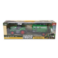 Traktor med tankbil