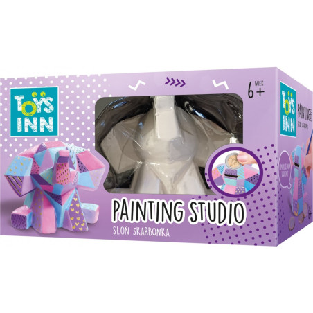 Elefant spargris att måla