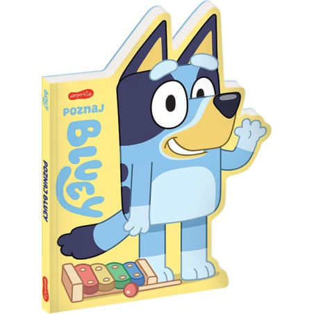 Boken 'Lär känna Bluey' är en kartongbok.