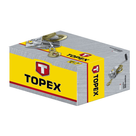 Vinsch med broms och rullblock 0,55 ton, 10 meter lina