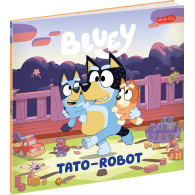 Boken Bluey. Pappa-robot. Min läsning.