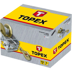 Vinsch med broms och rullspärr 0,9 ton, 10 meter lina.