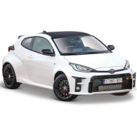 Modell i metall Toyota Yaris 2021 vit 124