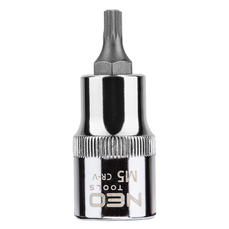 Ändstycke Spline på fästet 1/2', M5 x 55 mm