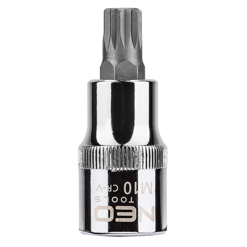 Ändstycket Spline på fästet 1/2', M10 x 55 mm