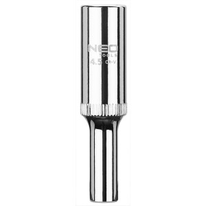 Sexkantig hylsa lång 1/4', 4.5 mm, superlock