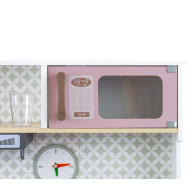 Träkökssats Björn i rosa färg